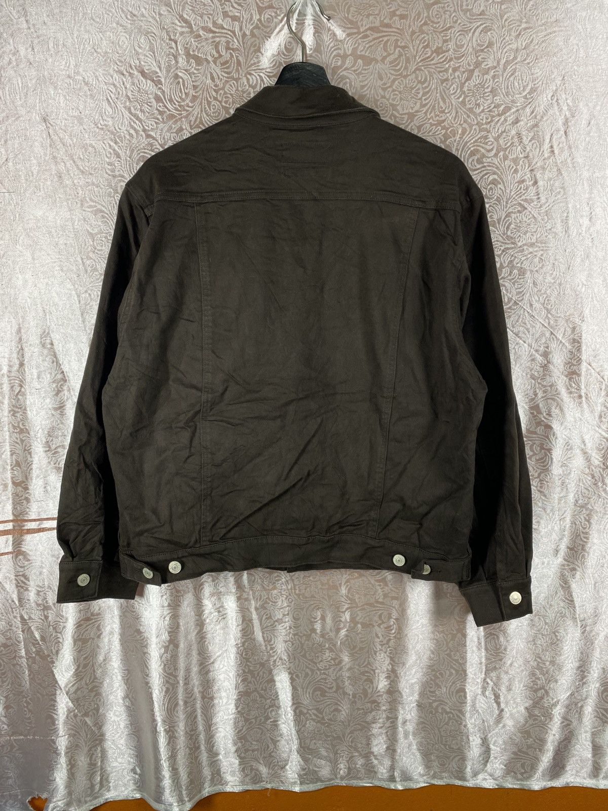 Japanese Brand Sugar Dept Dr Denim Honzawa QLT Brown Minimal Work Jacket Size US M / EU 48-50 / 2 - 7 Thumbnail