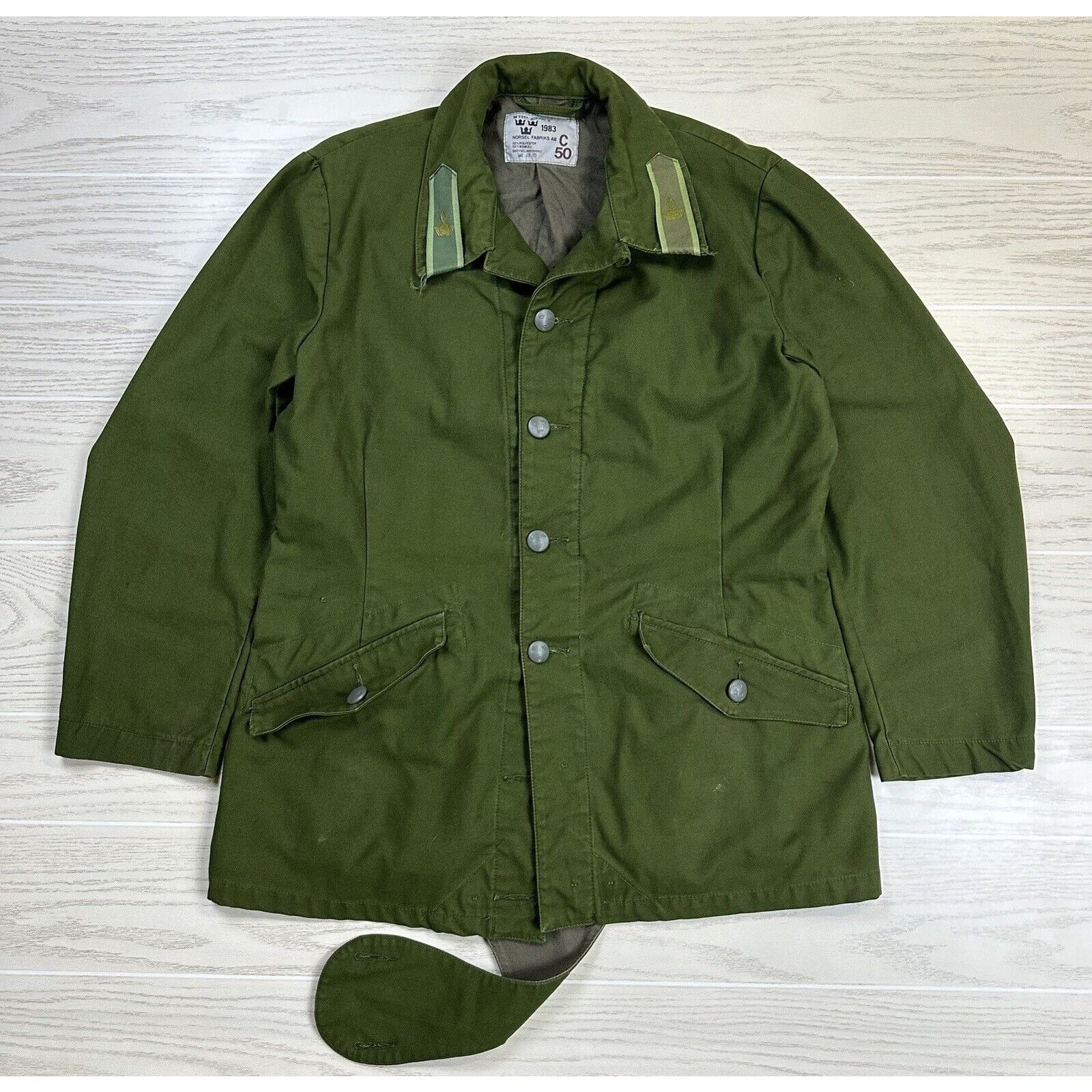 Vintage Vintage 70s M59 Swedish C50 Jacket Size US L / EU 52-54 / 3 - 1 Thumbnail
