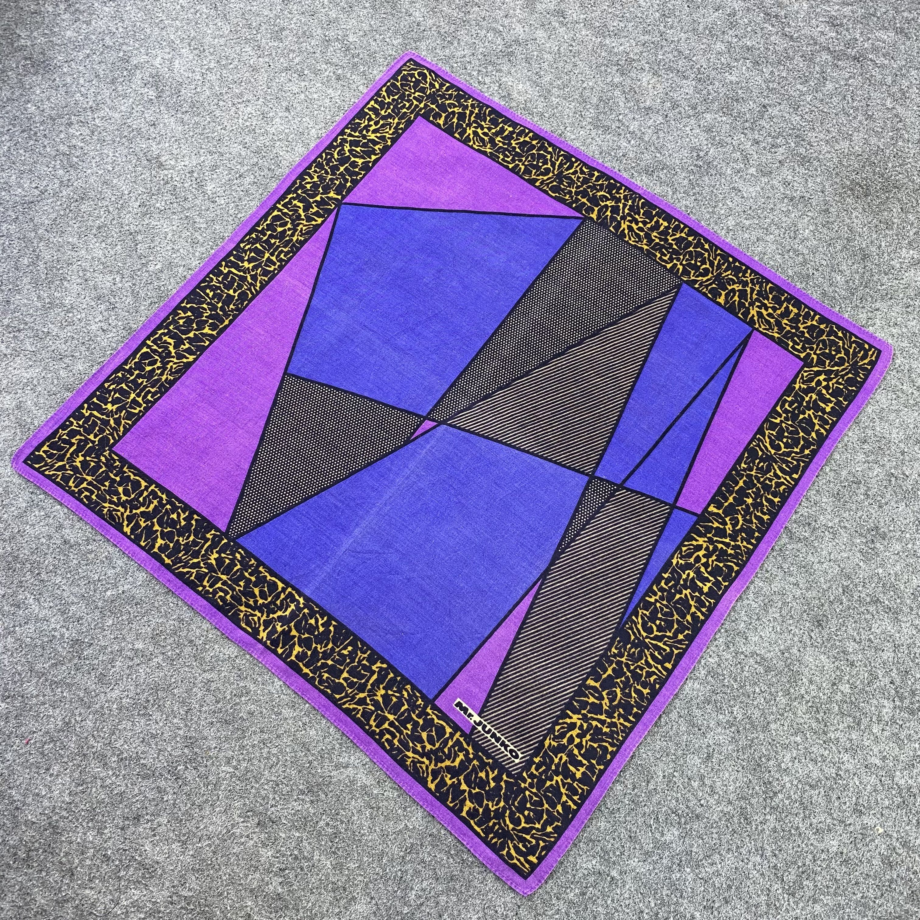 Japanese Brand Mr. Junko Handkerchief / Bandana / Neckerchief -B1016 Size ONE SIZE - 4 Thumbnail