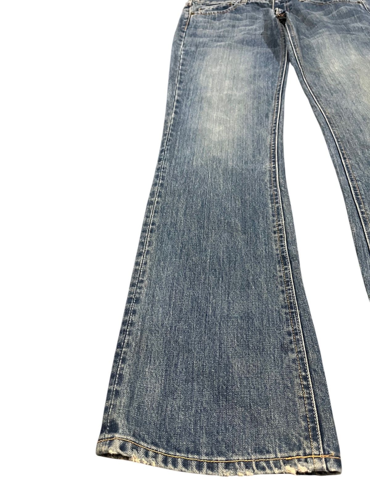 Japanese Brand × Manual Alphabet Vintage Alphabet Club Flare Mudwash Denim Size US 34 / EU 50 - 4 Thumbnail
