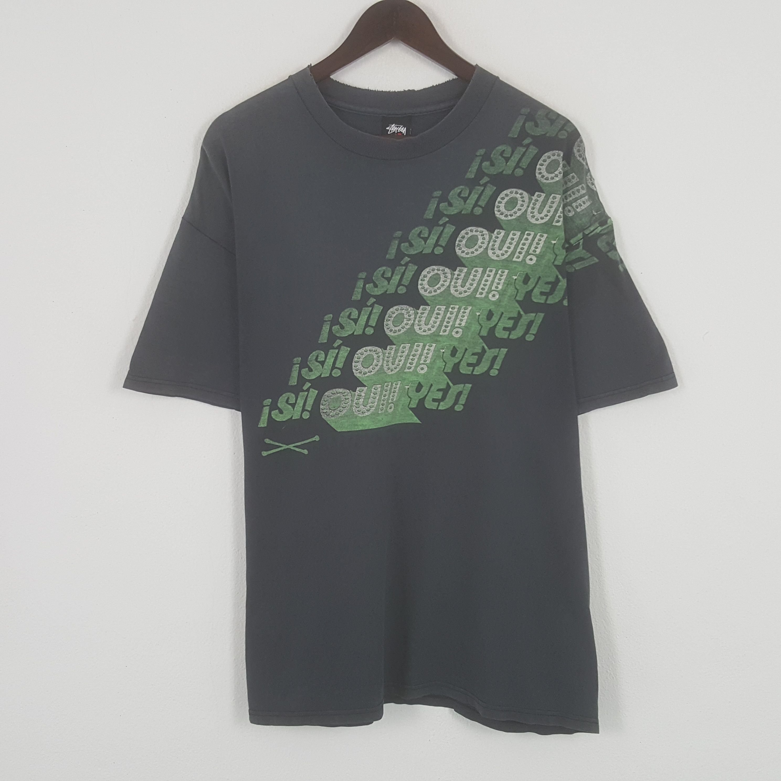 Vintage Stussy Streetwear Design Tshirt