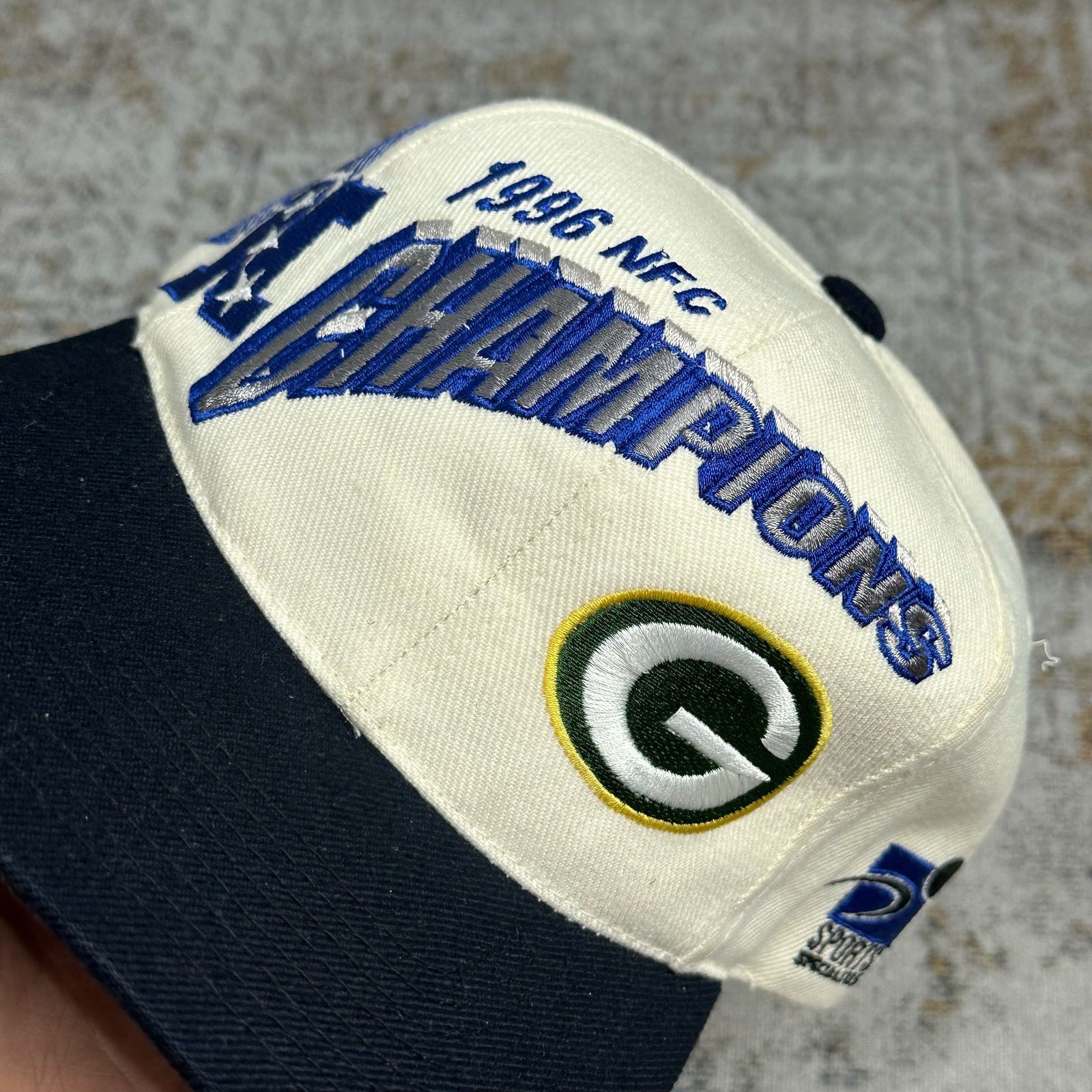 NFL × Sports Specialties × Vintage Vintage NFL Green Bay Packers Champions 1996 Hat Size ONE SIZE - 2 Thumbnail