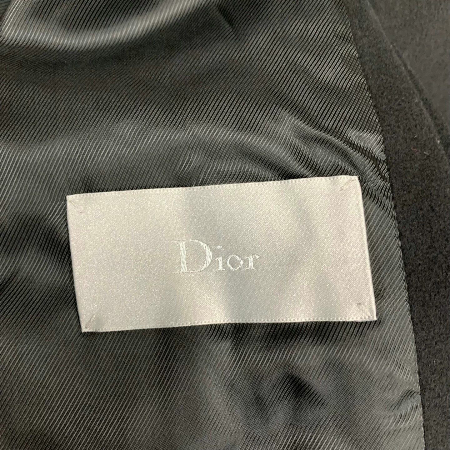 Dior Dior black wool parka coat Size M / US 6-8 / IT 42-44 - 4 Thumbnail