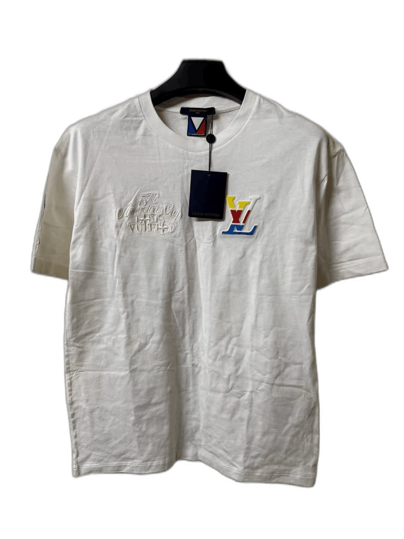 Louis Vuitton Louis Vuitton White Short Sleeve Shirt Size US L / EU 52-54 / 3 - 1 Thumbnail