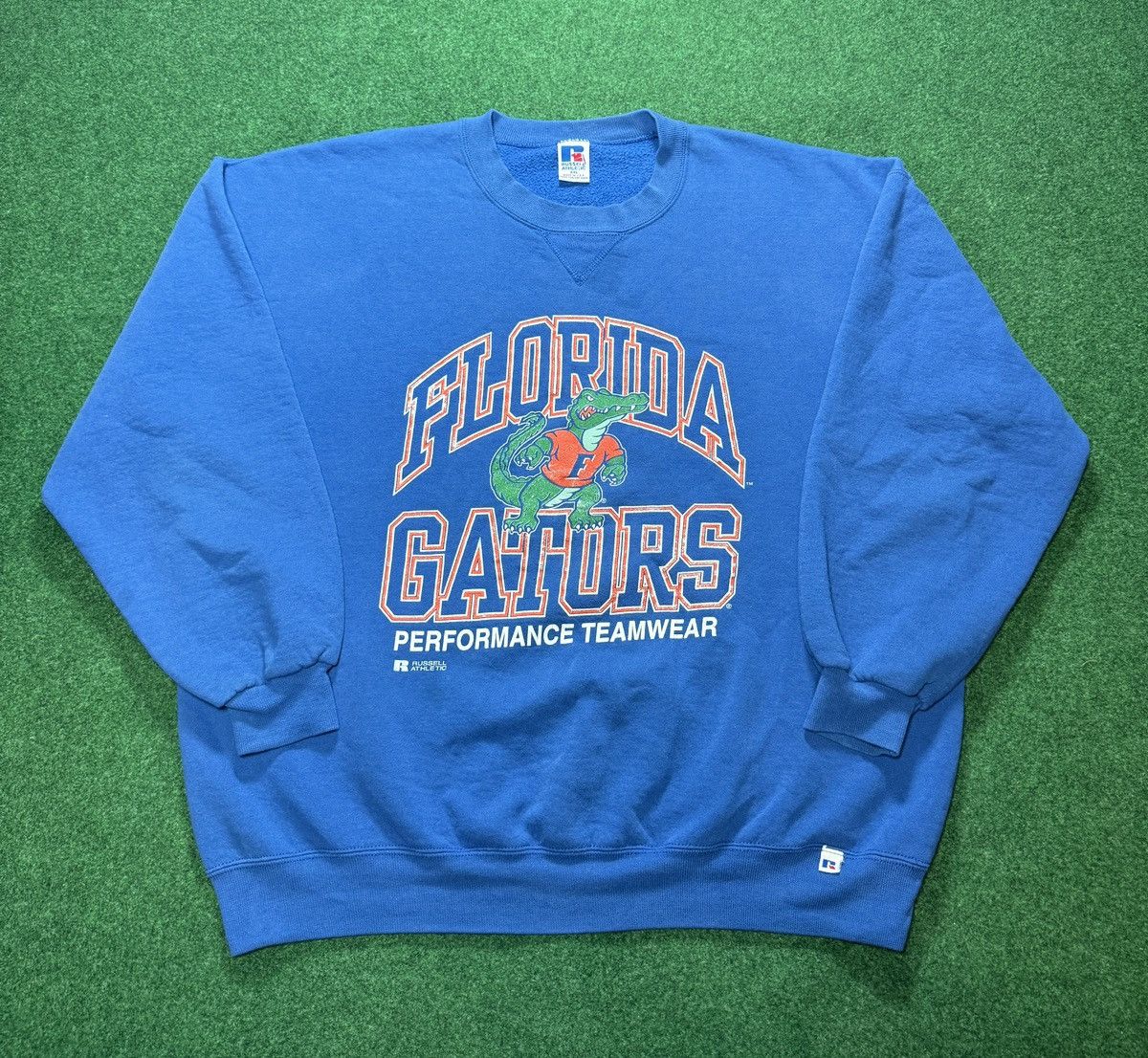 NCAA × Russell Athletic × Vintage Vintage 90s Florida Gators Russell Athletic XXL Sweatshirt Size US XXL / EU 58 / 5 - 1 Thumbnail