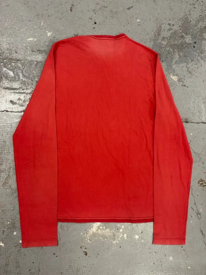 Prada × Vintage 2000s Prada Red Linea Rossa Longsleeves Size US M / EU 48-50 / 2 - 6 Thumbnail