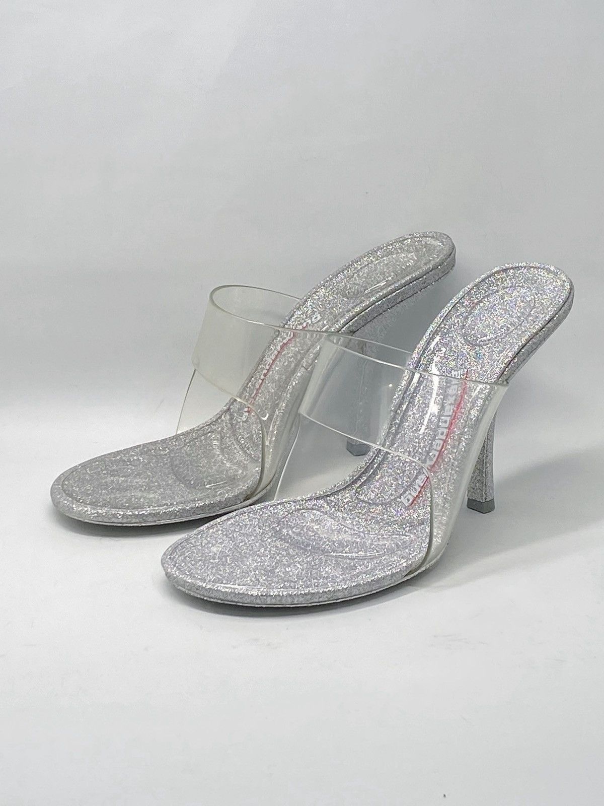 Alexander Wang Alexander Wang Glitter Stiletto Sandals size 40 Size US 10 / IT 40 - 7 Thumbnail