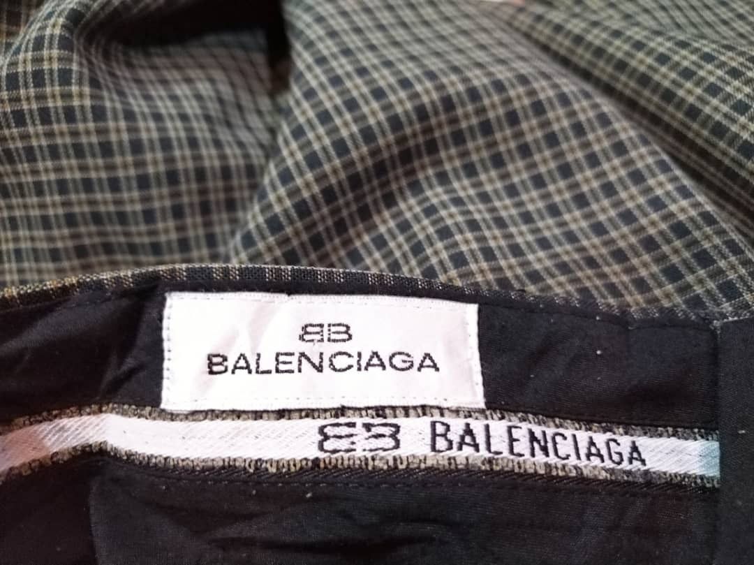 Balenciaga × Designer BALENCIAGA GOLF CHECKED CASUAL PANTS Size US 31 - 6 Thumbnail