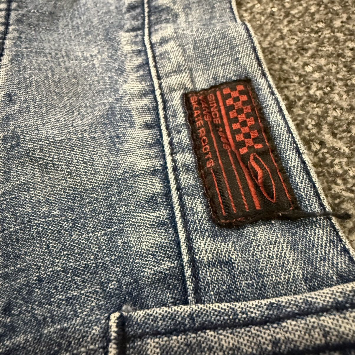 Hypebeast Vans Skateboard Dungaree Baggy Pants Y2k Style Size US 32 / EU 48 - 11 Thumbnail