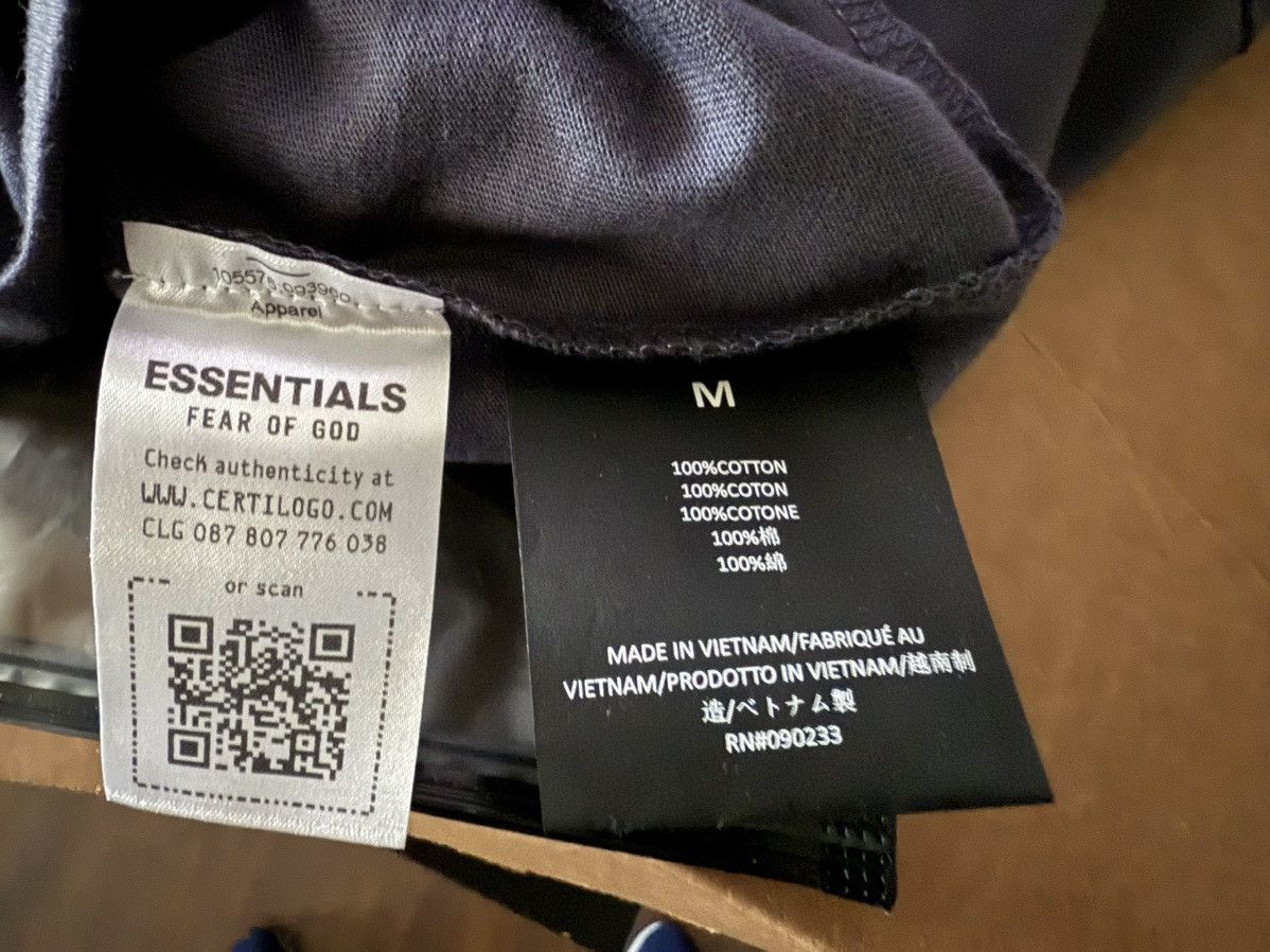 Essentials Fear Of God Essentials Jersey Crewneck Tee - Marine - M Size US M / EU 48-50 / 2 - 5 Thumbnail