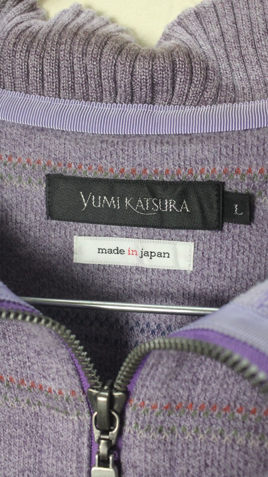 Japanese Brand × Vintage × YUME YUME Vintage 90s Yumi Katsura Japan Sweat Shirt Jacket Size L / US 10 / IT 46 - 3 Thumbnail