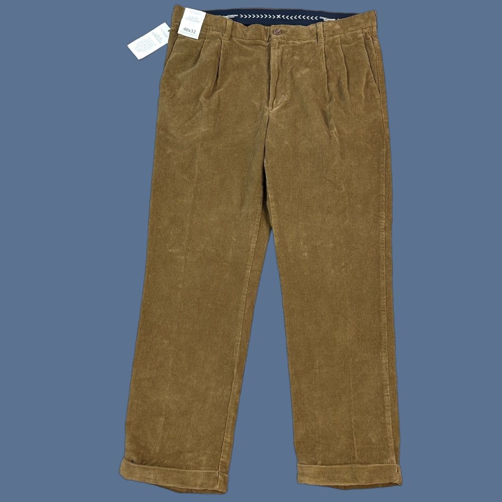 Roundtree & Yorke Roundtree & Yorke Pants Mens 40x32 40x31 Luxury Corduroy Stewart Classic Fit NWT Size US 40 / EU 56 - 1 Thumbnail