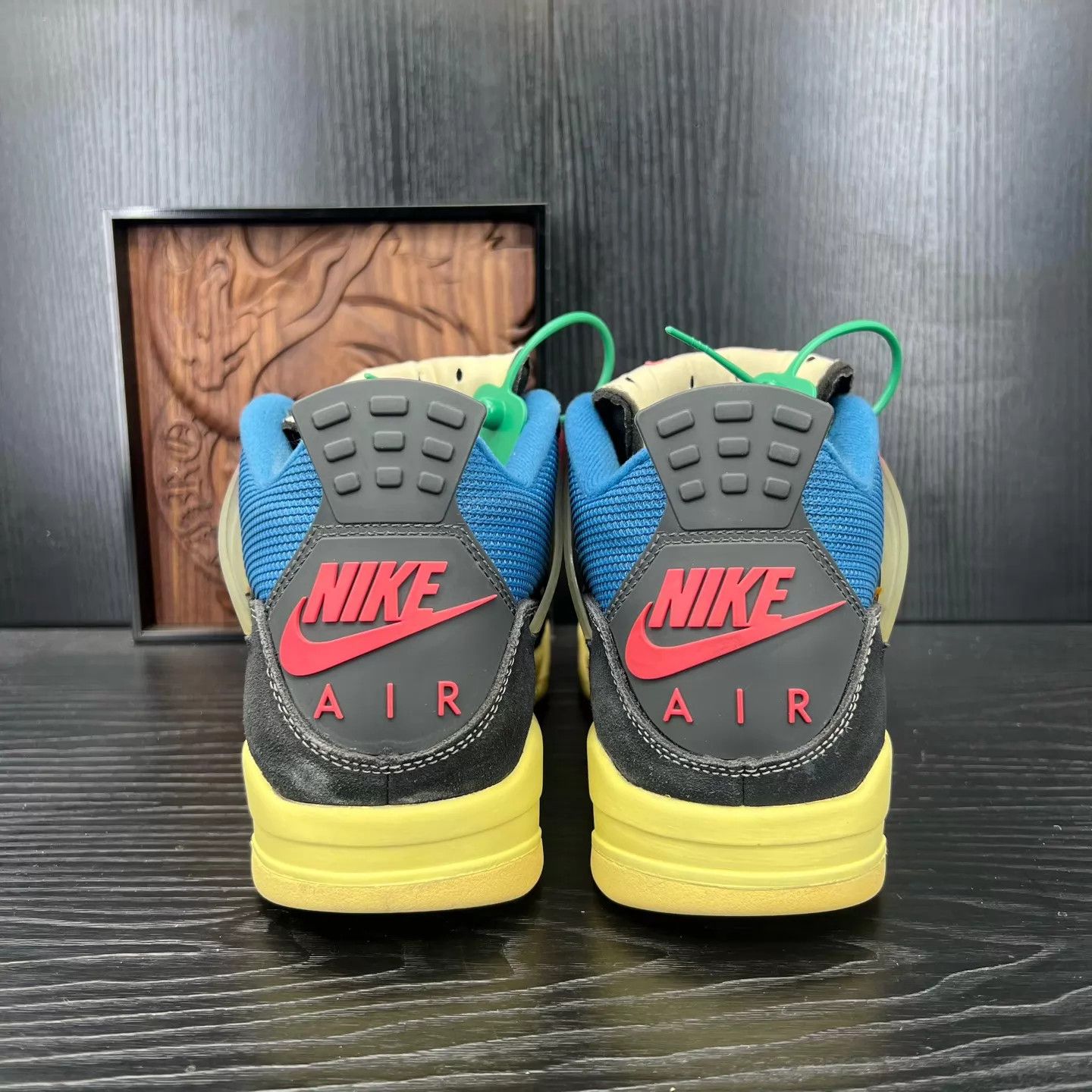 Nike AJ4 Union Black Blue Size 43 Like New Size US 10 / EU 43 - 7 Thumbnail