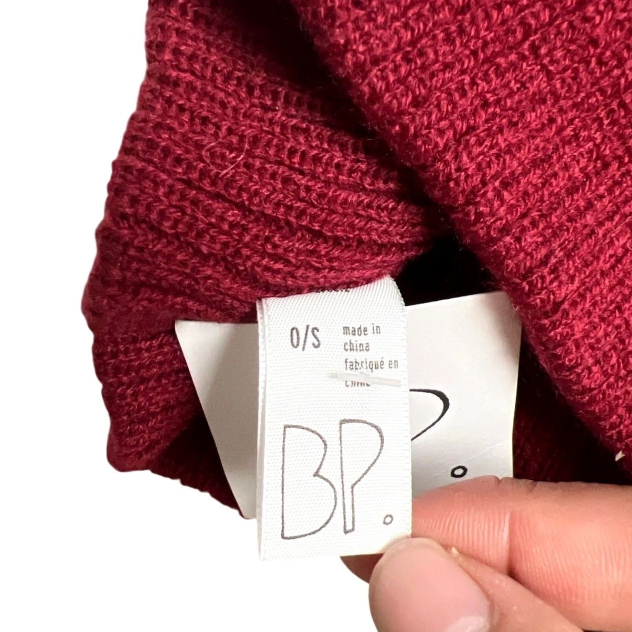 Nordstrom NWT BP. Nordstrom Maroon Beanie Hat Womens One Size Red Size ONE SIZE - 2 Thumbnail
