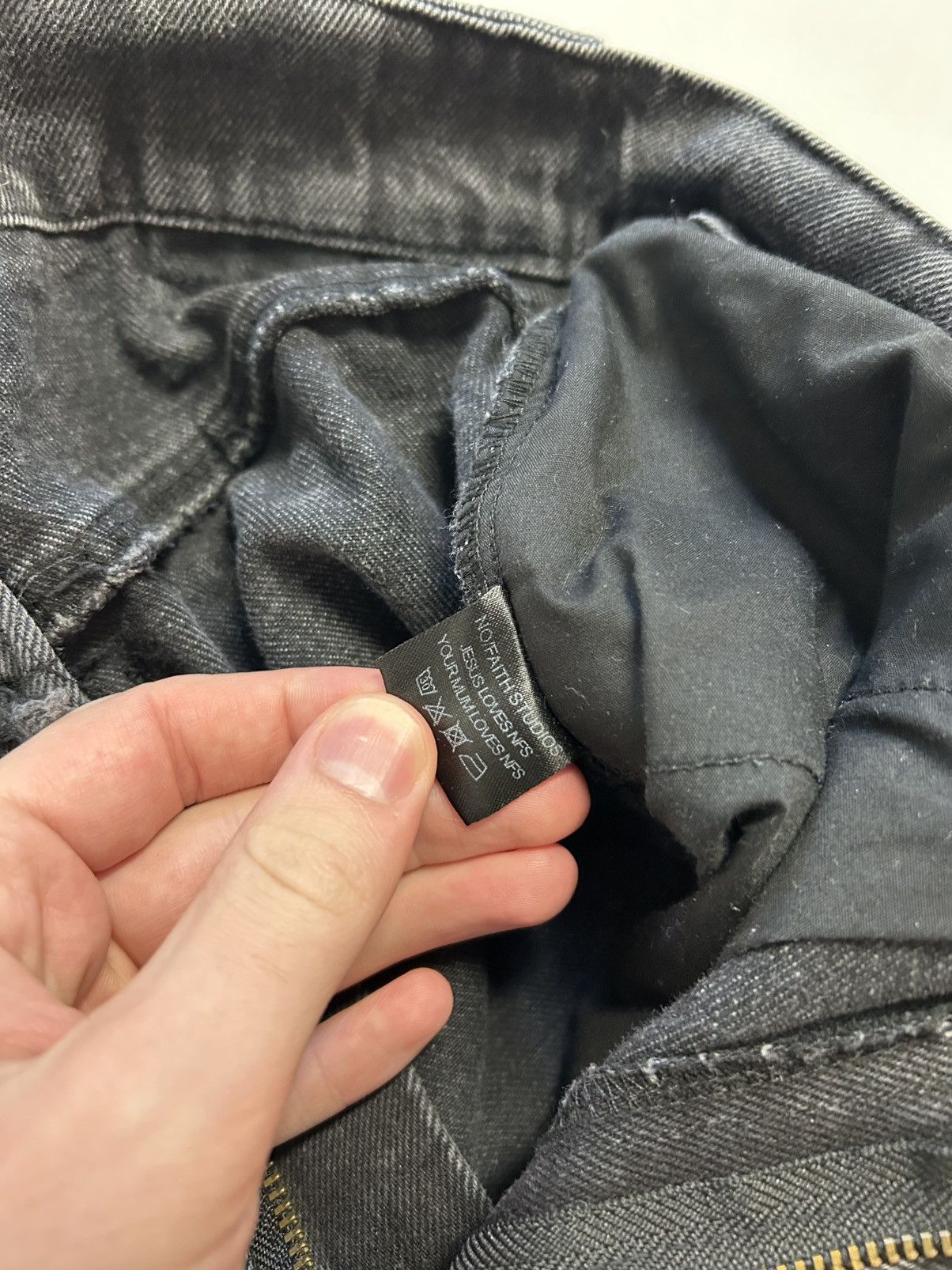No Faith Studios 001 Flared Denim Size US 31 - 6 Thumbnail