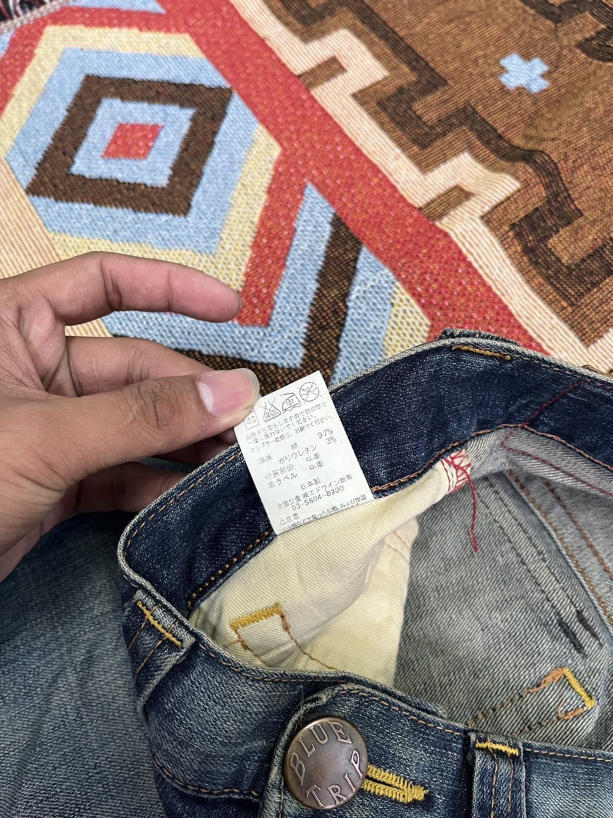 Japanese Brand 🇯🇵Edwin Flare denim pants🇯🇵 Size US 26 / EU 42 - 12 Thumbnail