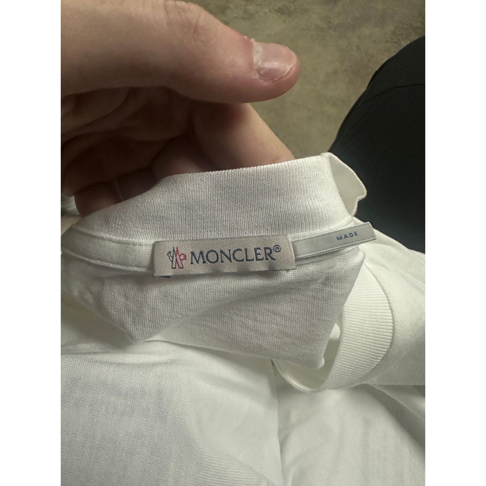 Moncler Moncler Tee White Rhinestone New Small With Tags Size US S / EU 44-46 / 1 - 4 Thumbnail