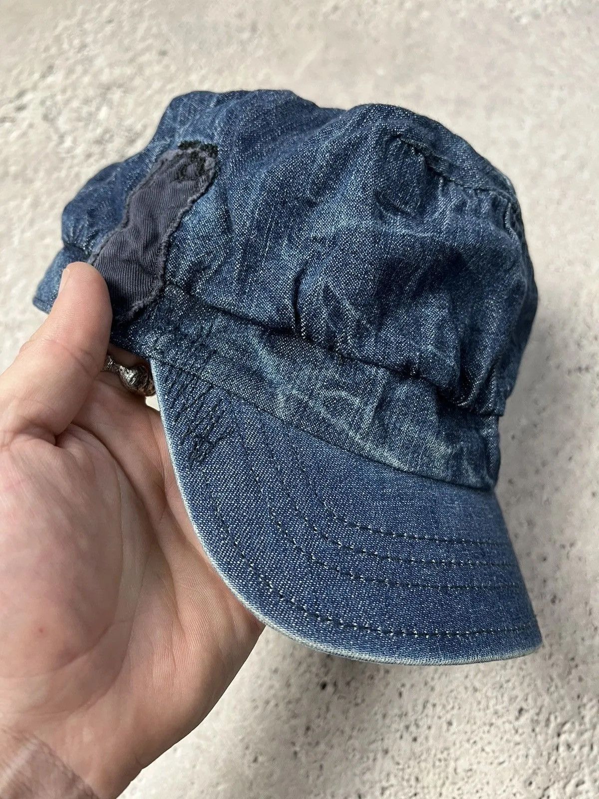 Diesel Vintage diesel japanese denim 90s hat cap Size ONE SIZE - 8 Thumbnail