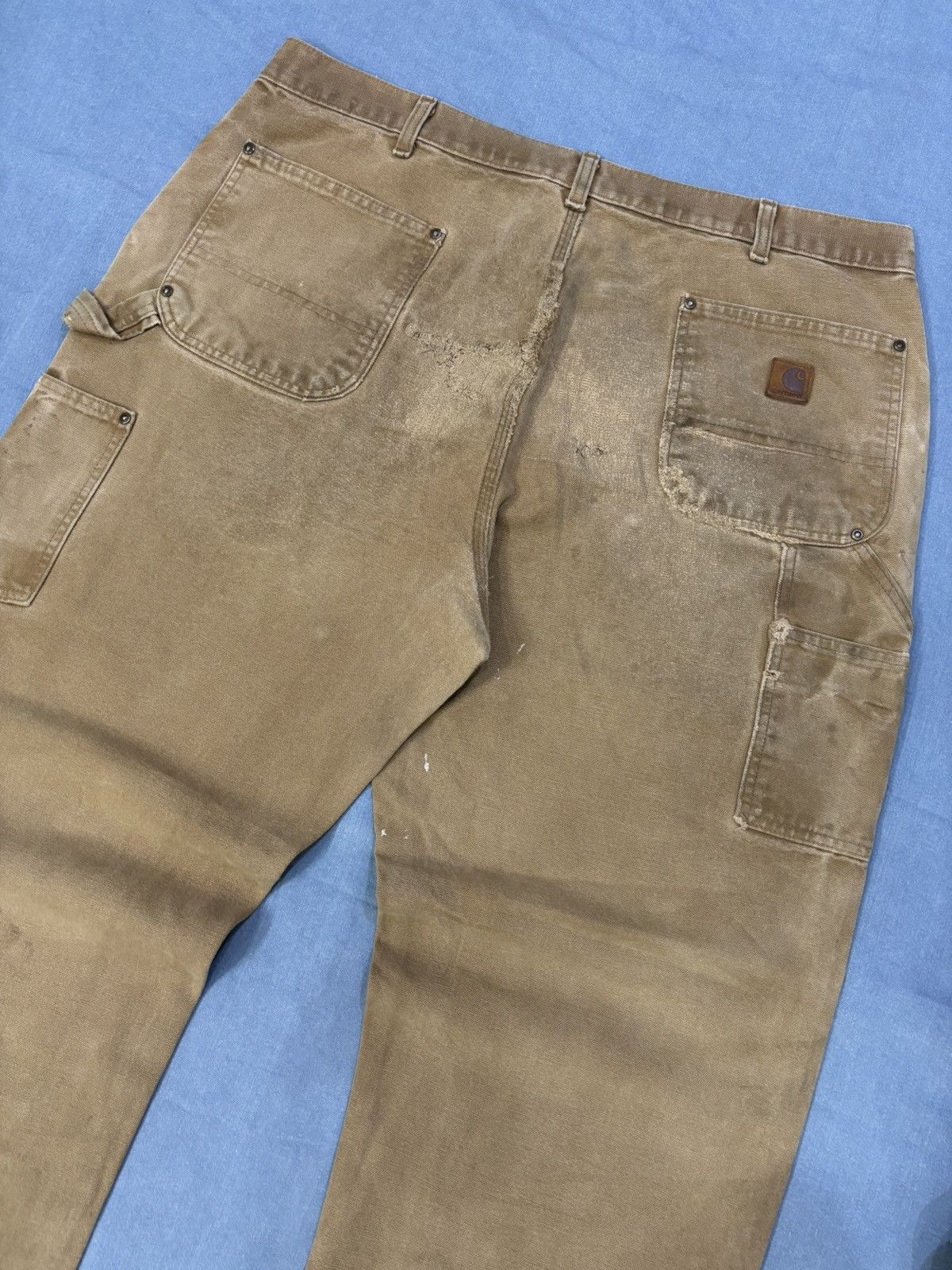 Carhartt Carhartt B136 BRN Double knee denim Size US 40 / EU 56 - 9 Thumbnail