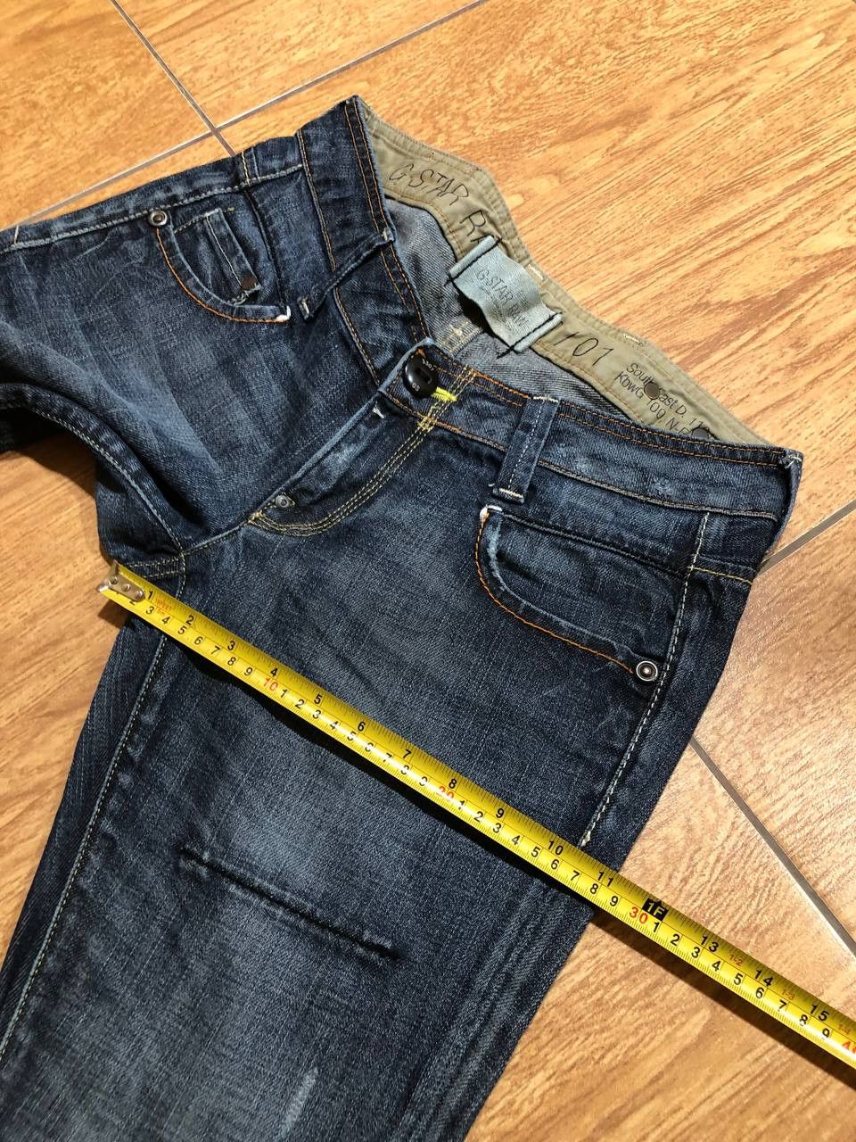 G-Star G Star Pants Low Straight Button Fly distressed jeans Size US 28 / EU 44 - 7 Thumbnail