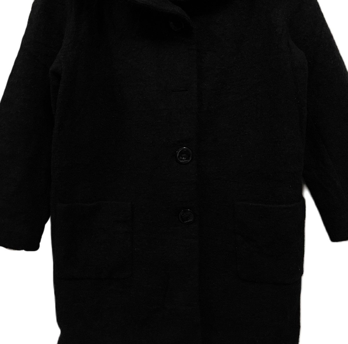Balmain Vintage Balmain Paris Hoodie Wool Coat Jacket Size US L / EU 52-54 / 3 - 4 Thumbnail