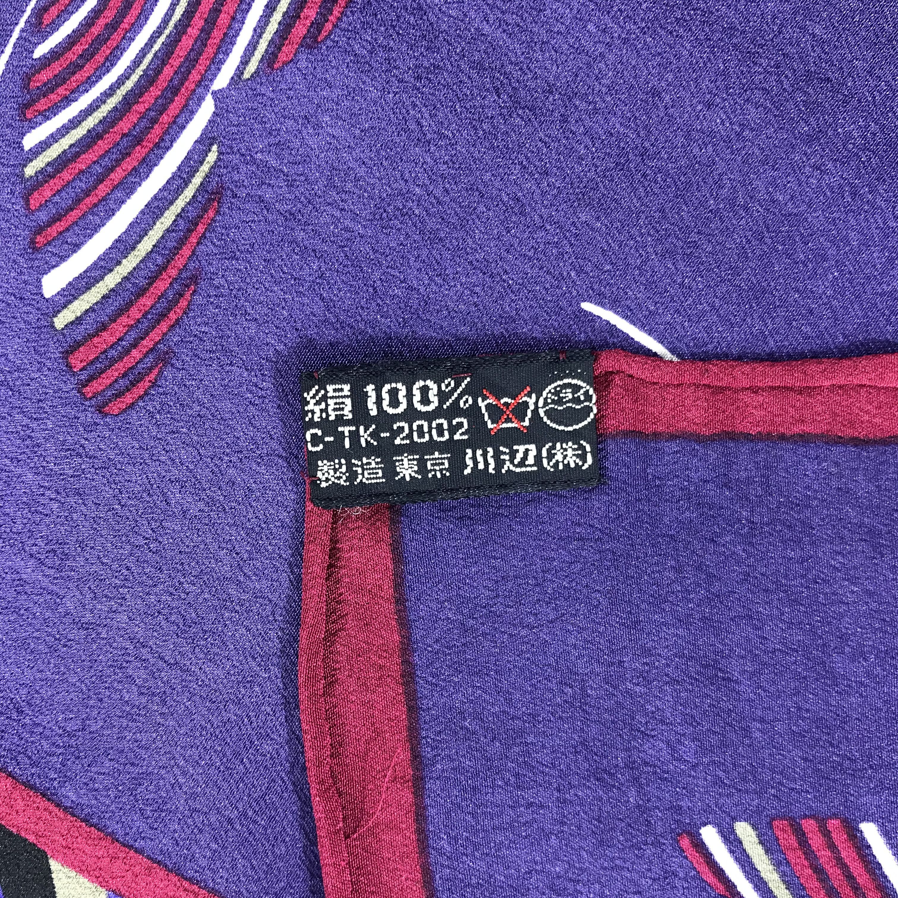 Hanae Mori Vintage Hanae Mori Silk Scarf Size ONE SIZE - 5 Thumbnail