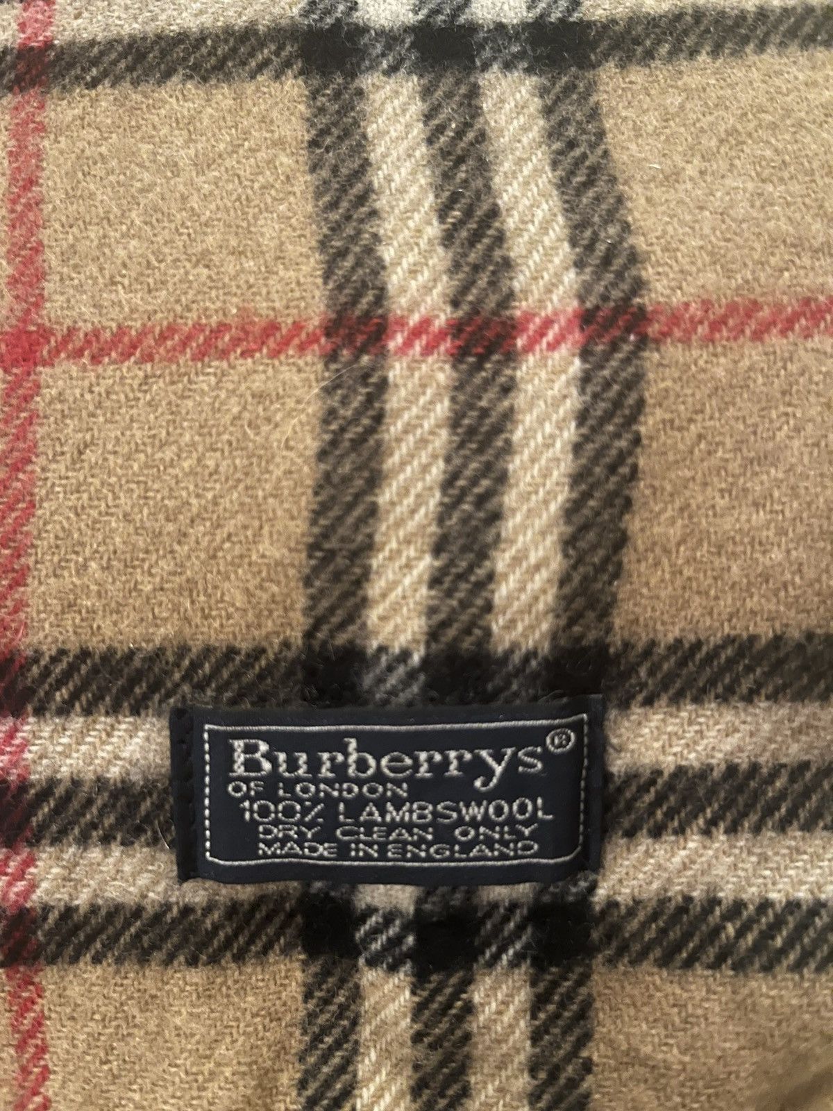 Burberry × Vintage Burberry Beige Nova Check Scarf Size ONE SIZE - 3 Thumbnail