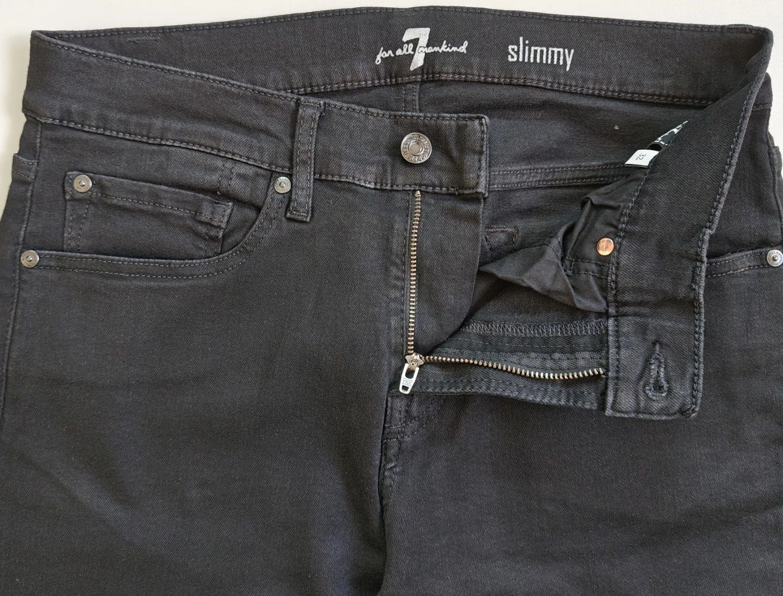 7 For All Mankind 7 For All ManKind SLIMMY TAPERED Jeans T / 6005 Size US 32 / EU 48 - 5 Thumbnail
