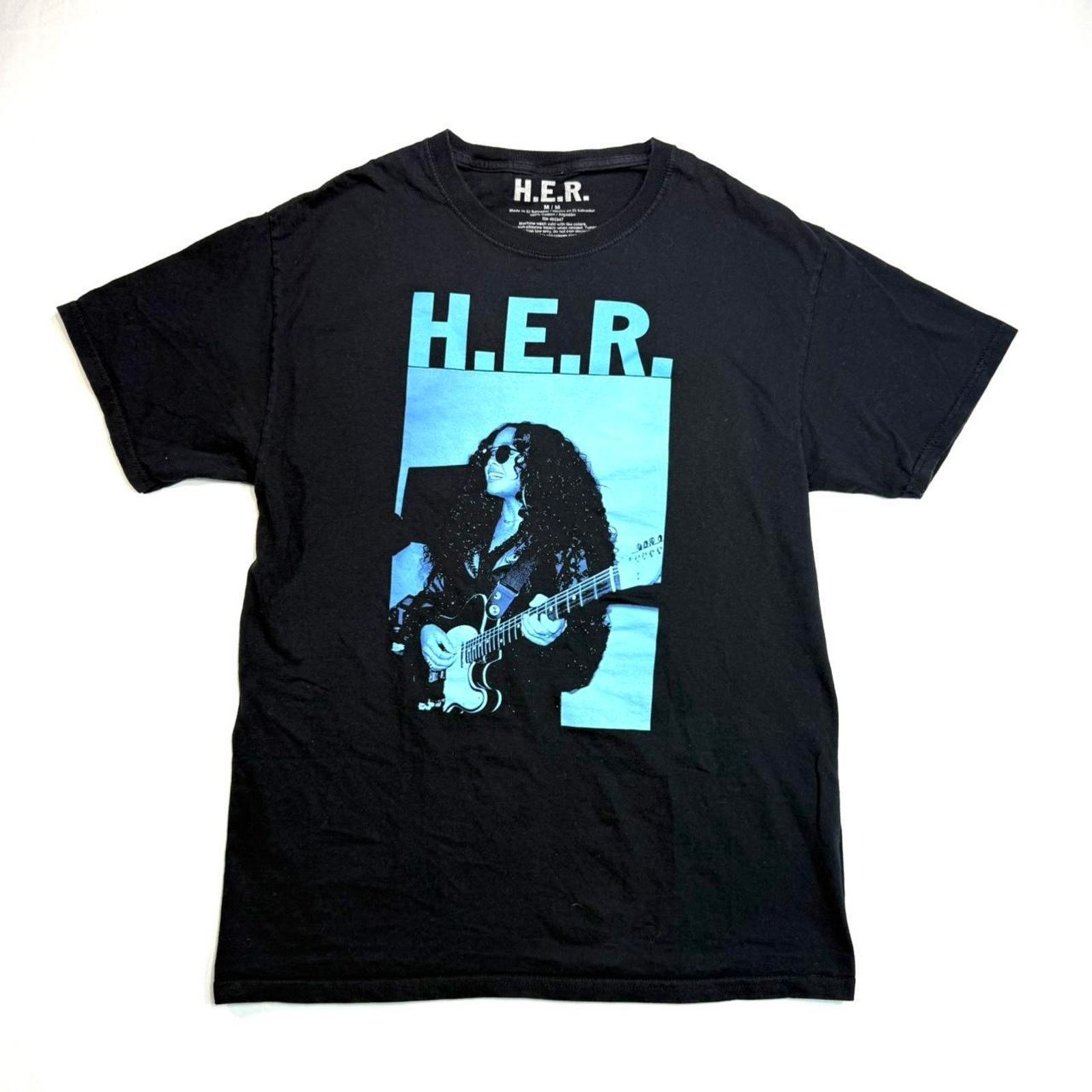 Other Black and blue HER band tee “When We Gon Slide” graphic Size M / US 6-8 / IT 42-44 - 1 Thumbnail