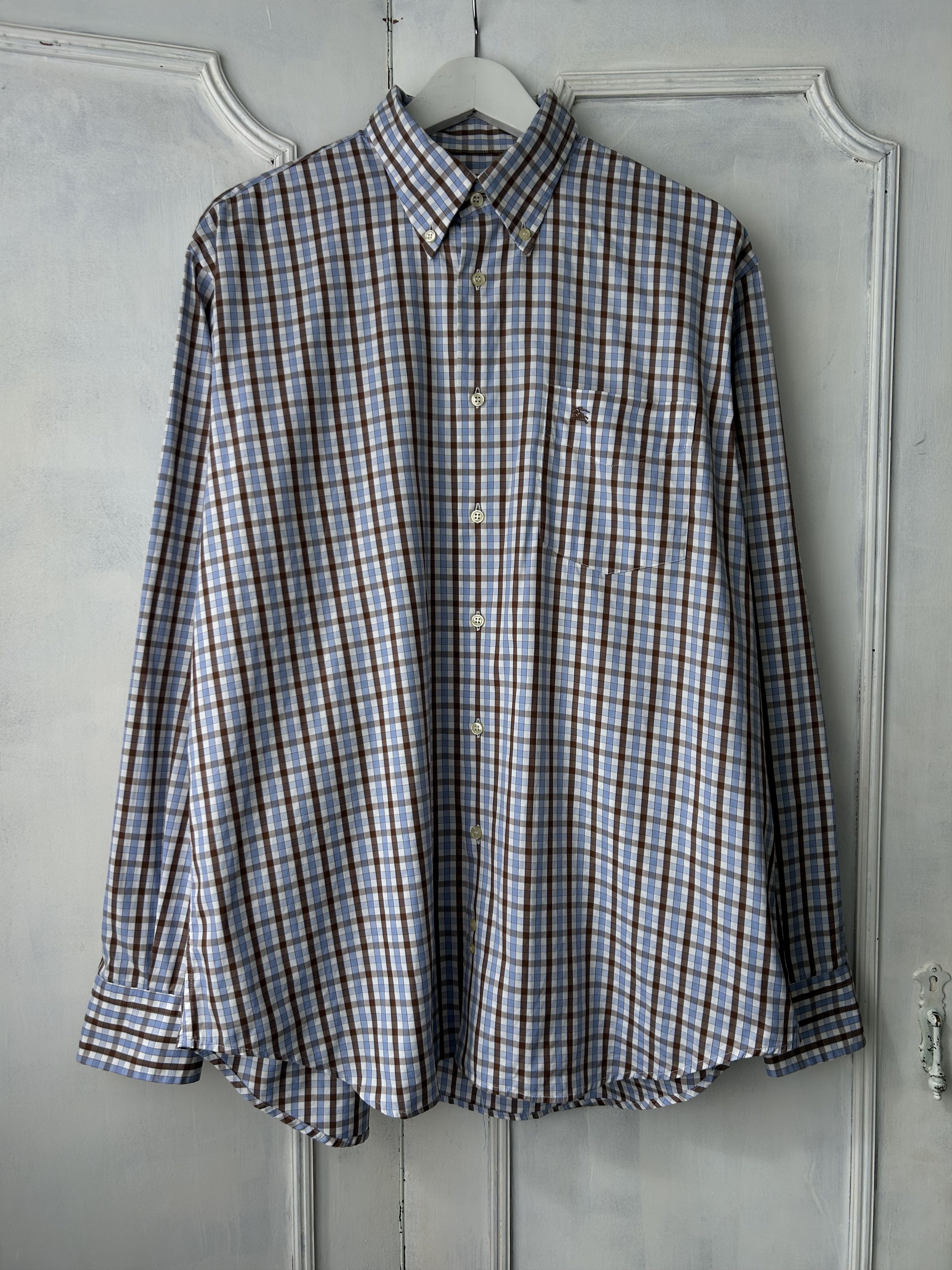 Burberry Burberry London Check Cotton Shirt Size US L / EU 52-54 / 3 - 1 Thumbnail