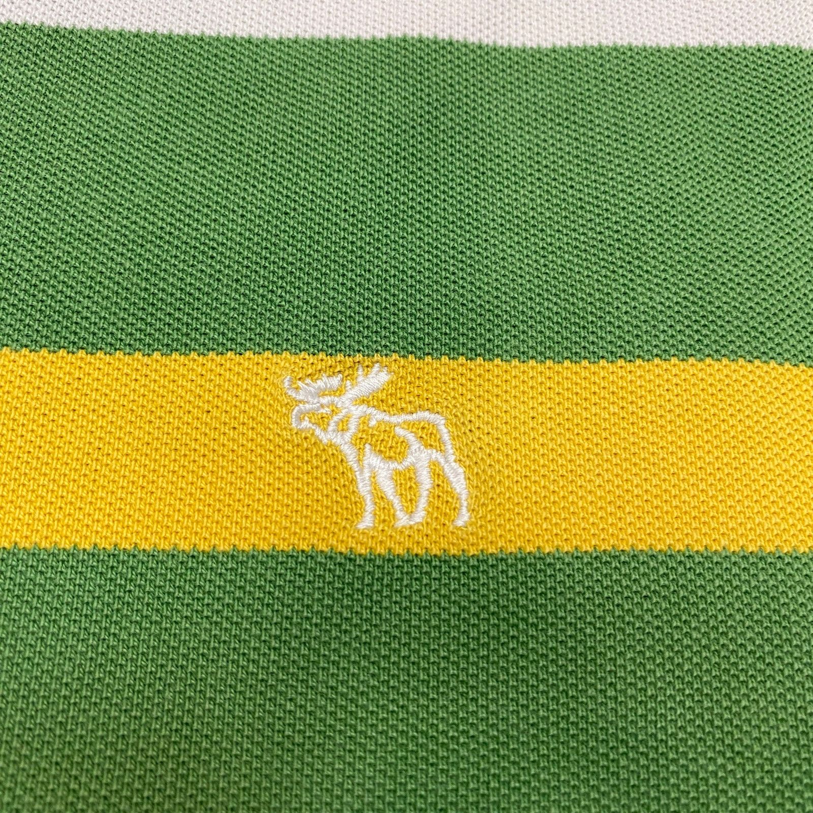 Abercrombie & Fitch Abercrombie & Fitch Muscle Striped Rugby Long Sleeve Polo XL Size US XL / EU 56 / 4 - 3 Thumbnail