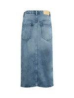 Isabel Marant o1h1sh11225 Tilauria Skirt in Blue Size 28" / US 6 / IT 42 - 2 Thumbnail
