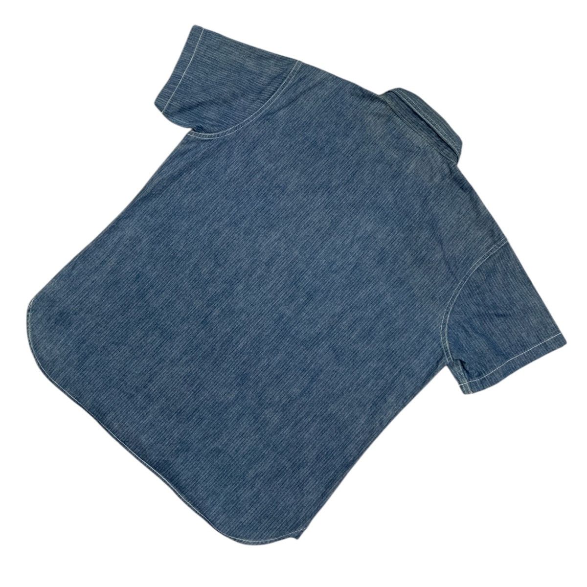 Nine Lives Nine Lives Herringbone Twill Japanese Denim Work Shirt Size US L / EU 52-54 / 3 - 5 Thumbnail