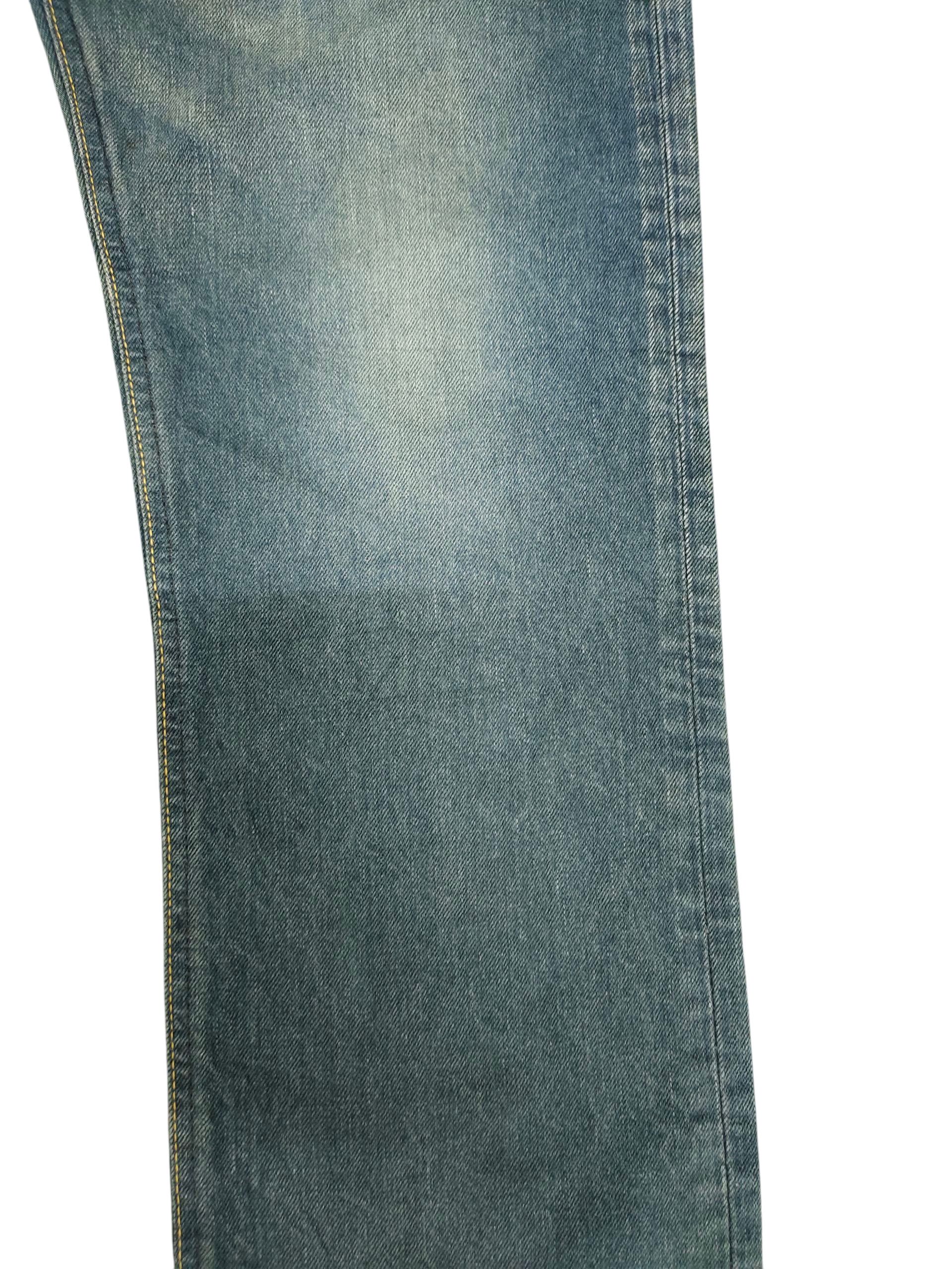 Undercover Lee X Men Melrose Japan Clawmark Faded Denim Jeans Size US 36 / EU 52 - 3 Thumbnail