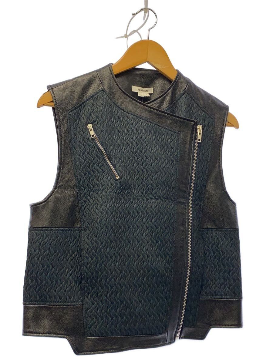 Helmut Lang Asymmetrical Leather Rider Vest Size S / US 4 / IT 40 - 1 Thumbnail