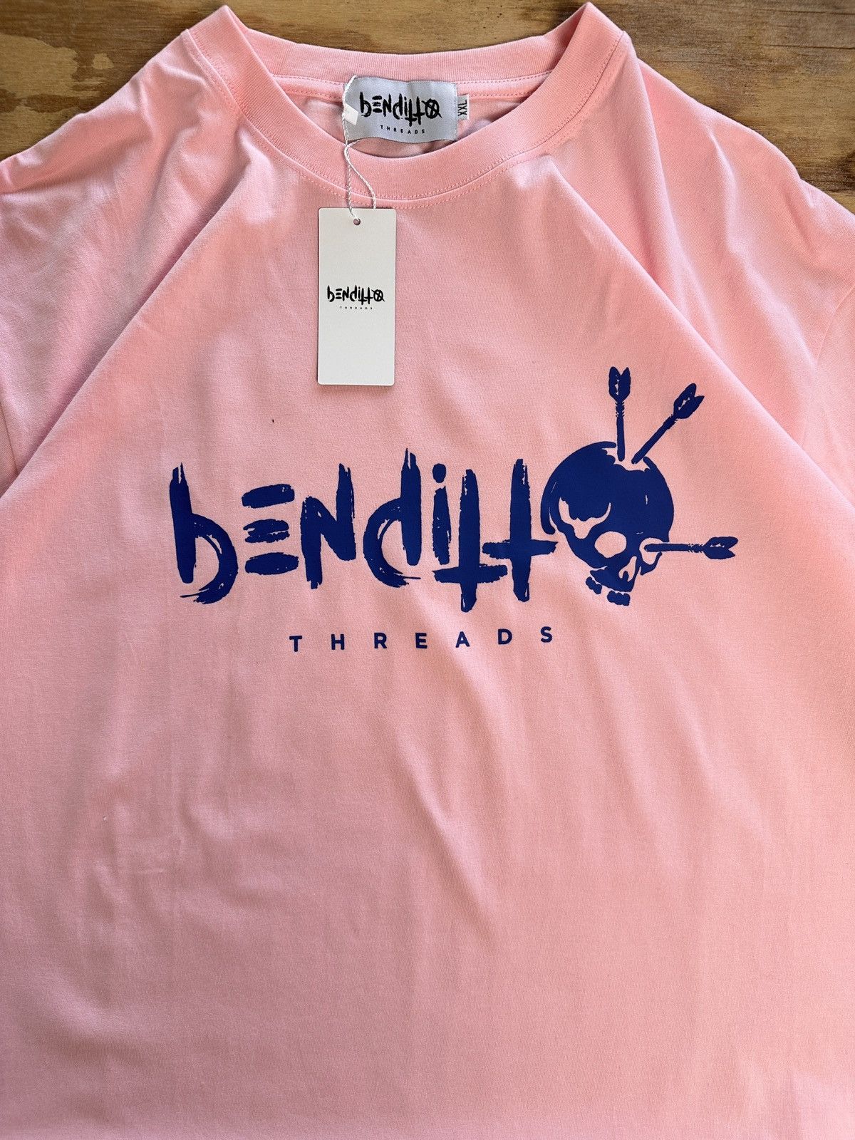 Other RARE BENDITO THREADS Pink Tee Streetwear Y2K | New With Tag Size US XXL / EU 58 / 5 - 2 Thumbnail