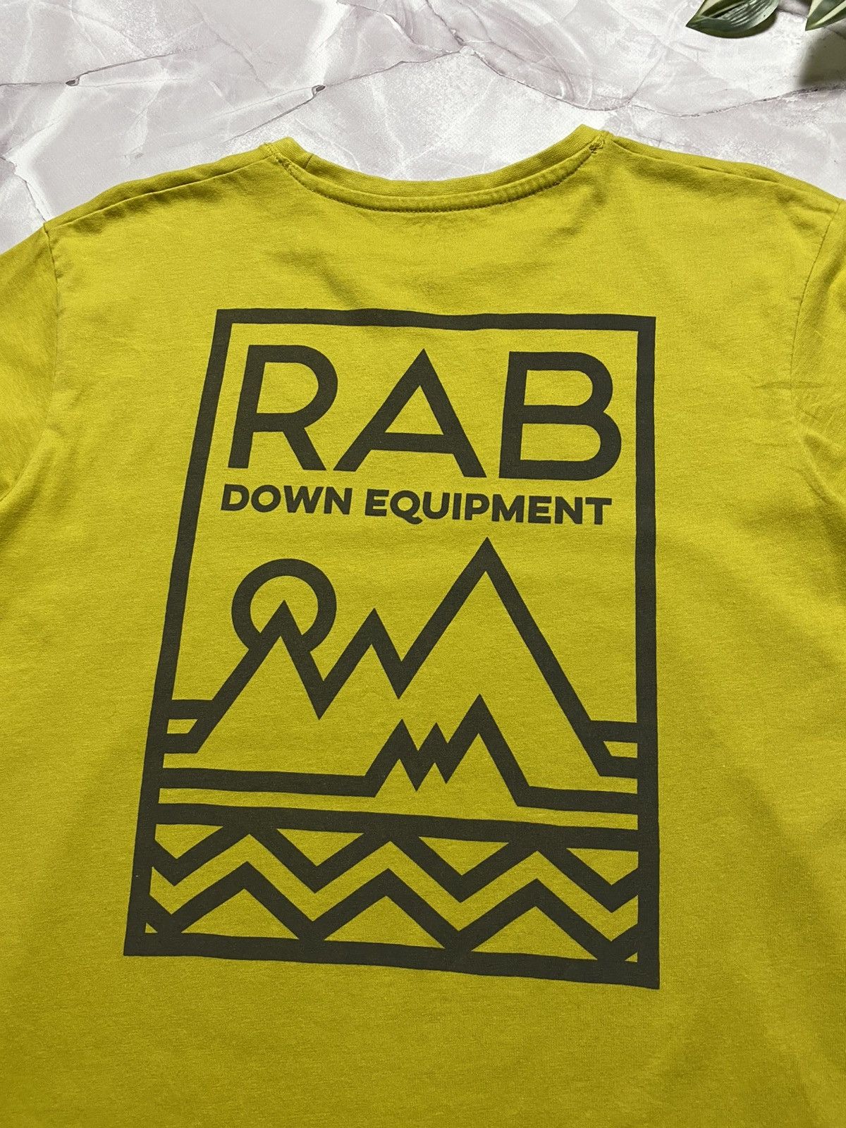 Rab Rab Stance Geo SS T-Shirt Organic Cotton Yellow Men’s Size M Size US M / EU 48-50 / 2 - 4 Thumbnail