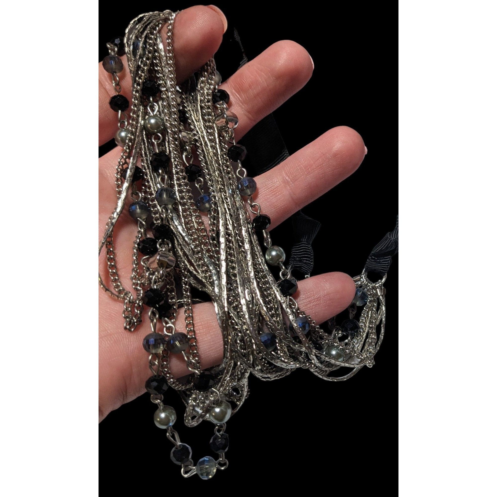 Vera Wang Simply Vera Vera Wang Multilayer Chain Necklace Size ONE SIZE - 4 Thumbnail