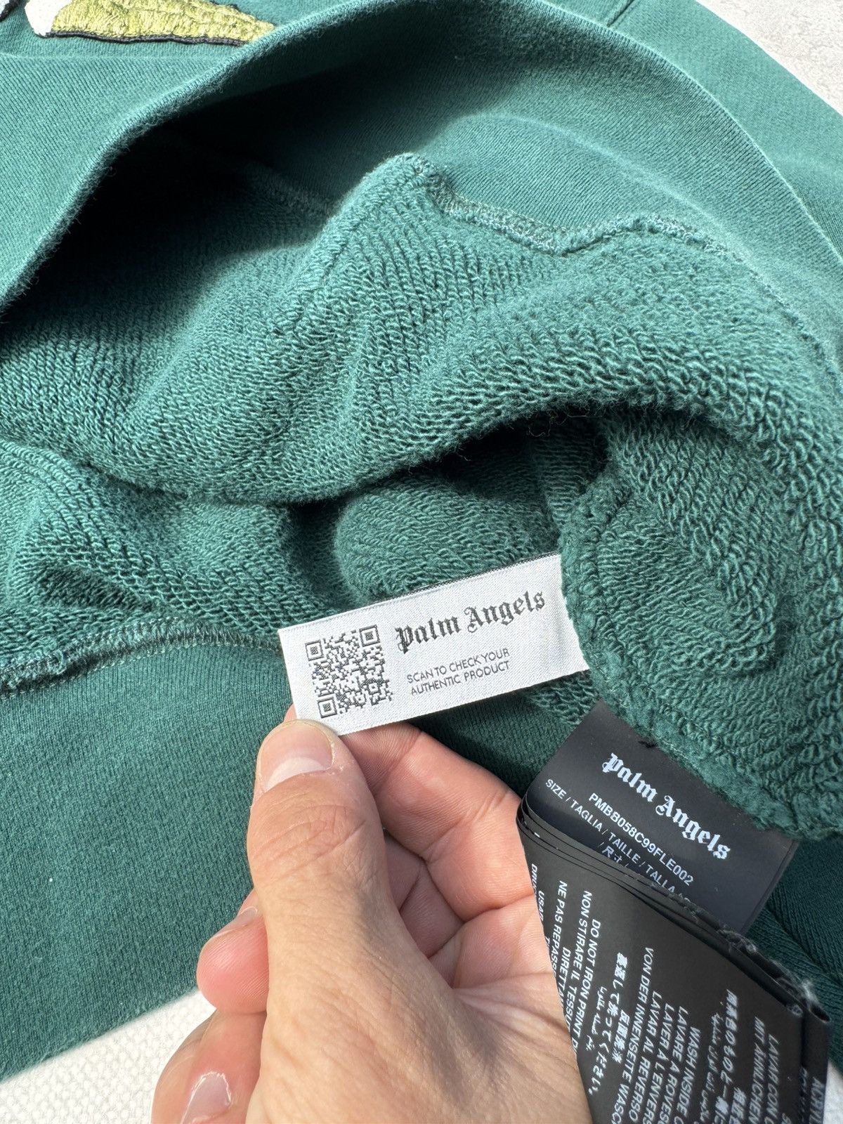 Palm Angels Palm Angels Crocodile Hoodie Size US S / EU 44-46 / 1 - 7 Thumbnail