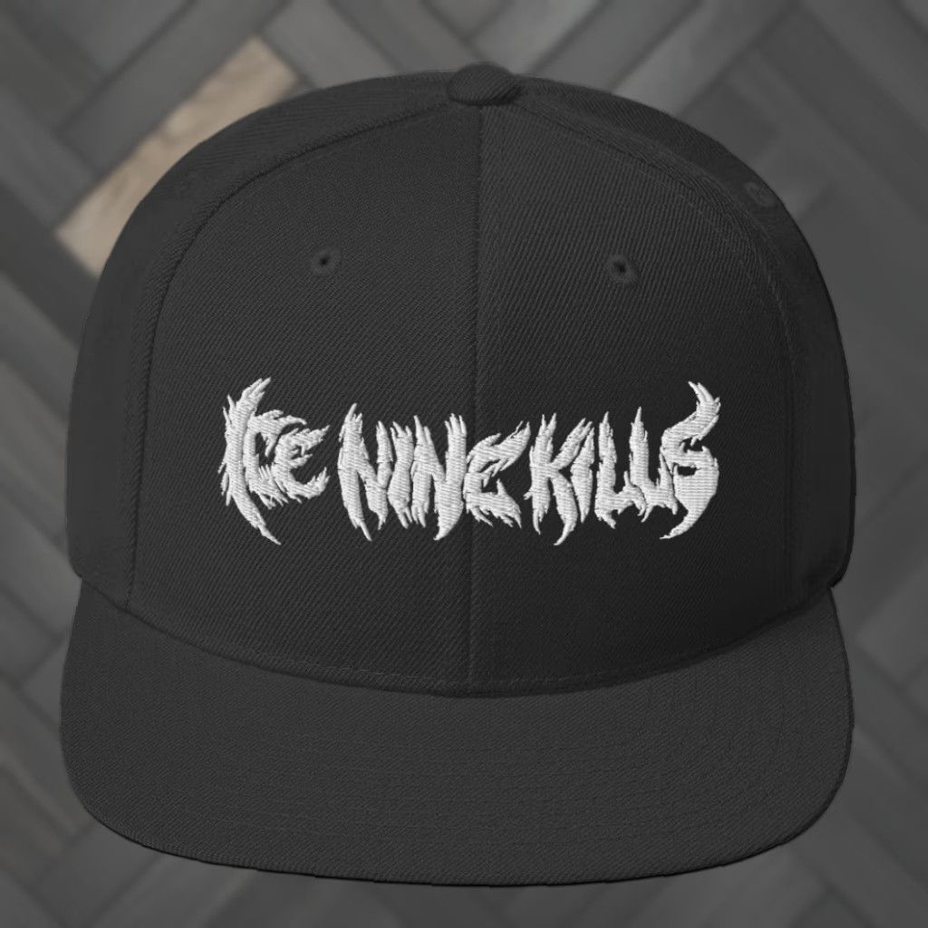 Logo 7 Ice Nine Kills Logo Adjustable Snapback Hat Black Officially Licensed Hat Mens One Size Black Ice Nine Kills Logo Snapback Hat Officially Licensed Size ONE SIZE - 1 Preview