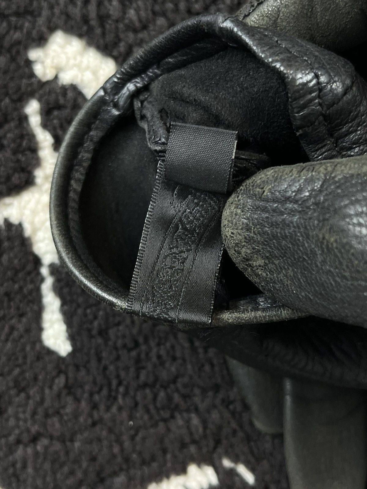 Chrome Hearts Chrome Hearts Silver Horseshoe Leather Gloves Black Size ONE SIZE - 15 Thumbnail
