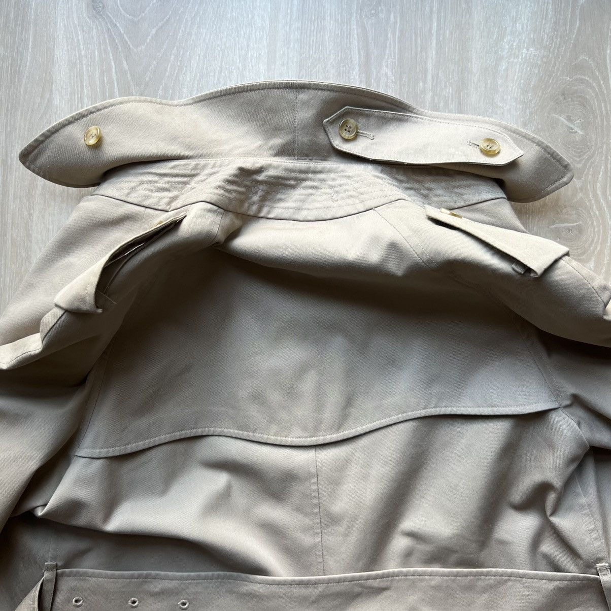 Burberry 80s 90s BurberryS Trench Coat Made in England Nova Check Size S / US 4 / IT 40 - 16 Thumbnail