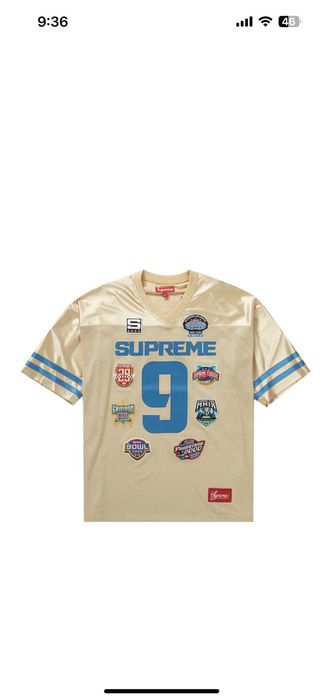 Supreme Supreme Championships Embroidered Football Jersey | Grailed