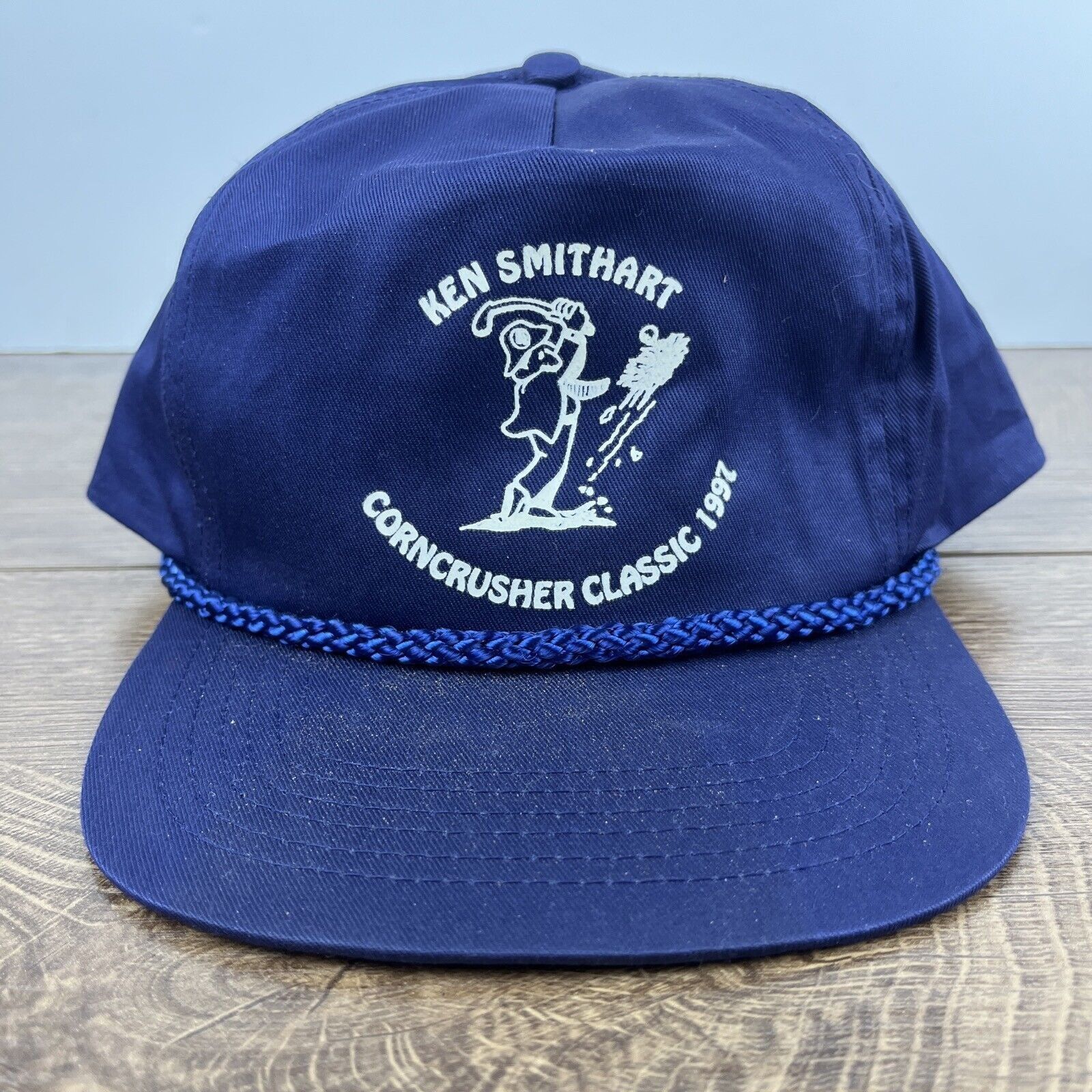 Other Ken Smithart Hat Corncrusher Blue Hat Snapback Adjustable Ad Size ONE SIZE - 2 Thumbnail