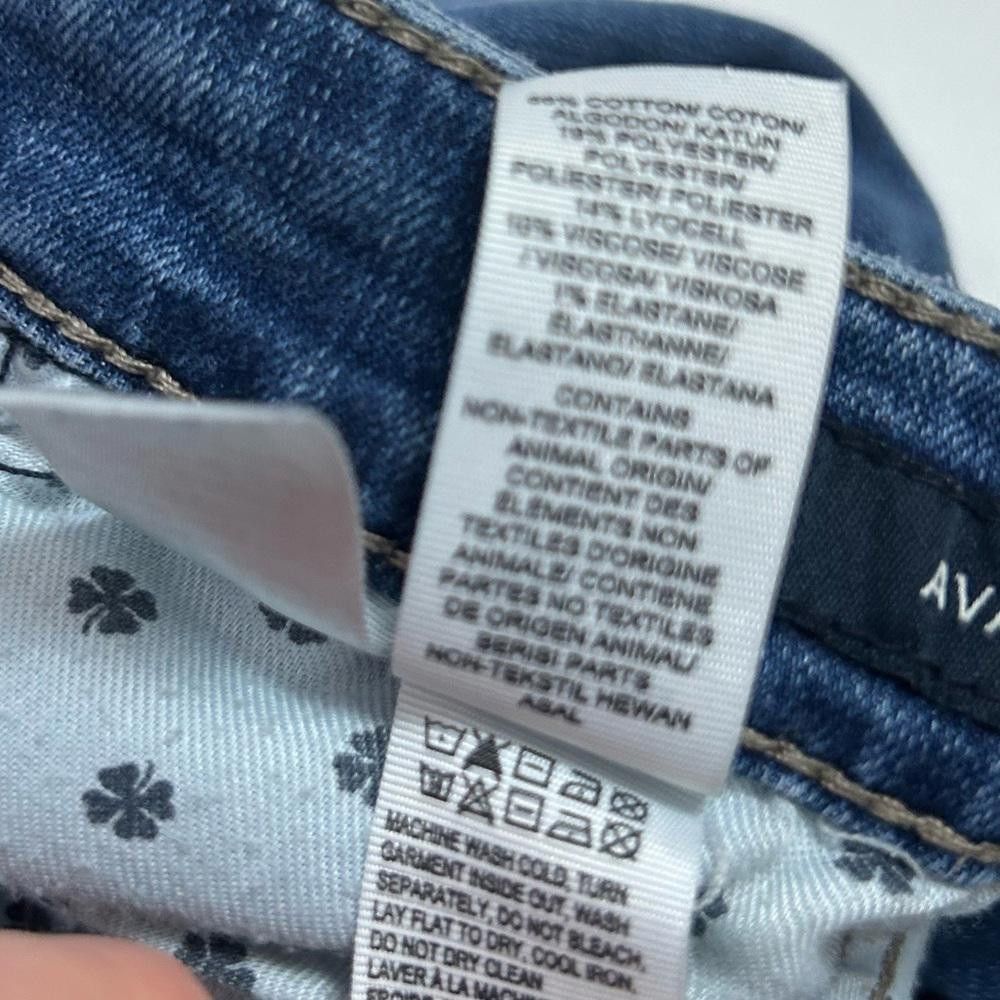 Lucky Brand Lucky Brand l Ava Mid Rise Skinny Distressed Jeans Size 10 Size 32" / US 10 / IT 46 - 10 Thumbnail