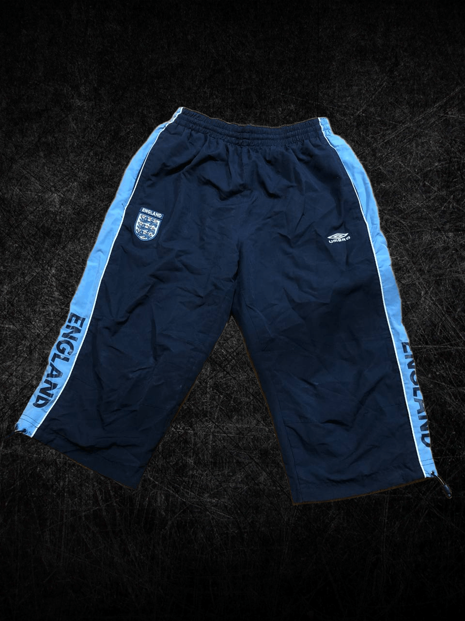 Umbro England Umbro Vintage Shell Track Pant Shorts Navy Size US 32 / EU 48 - 1 Thumbnail