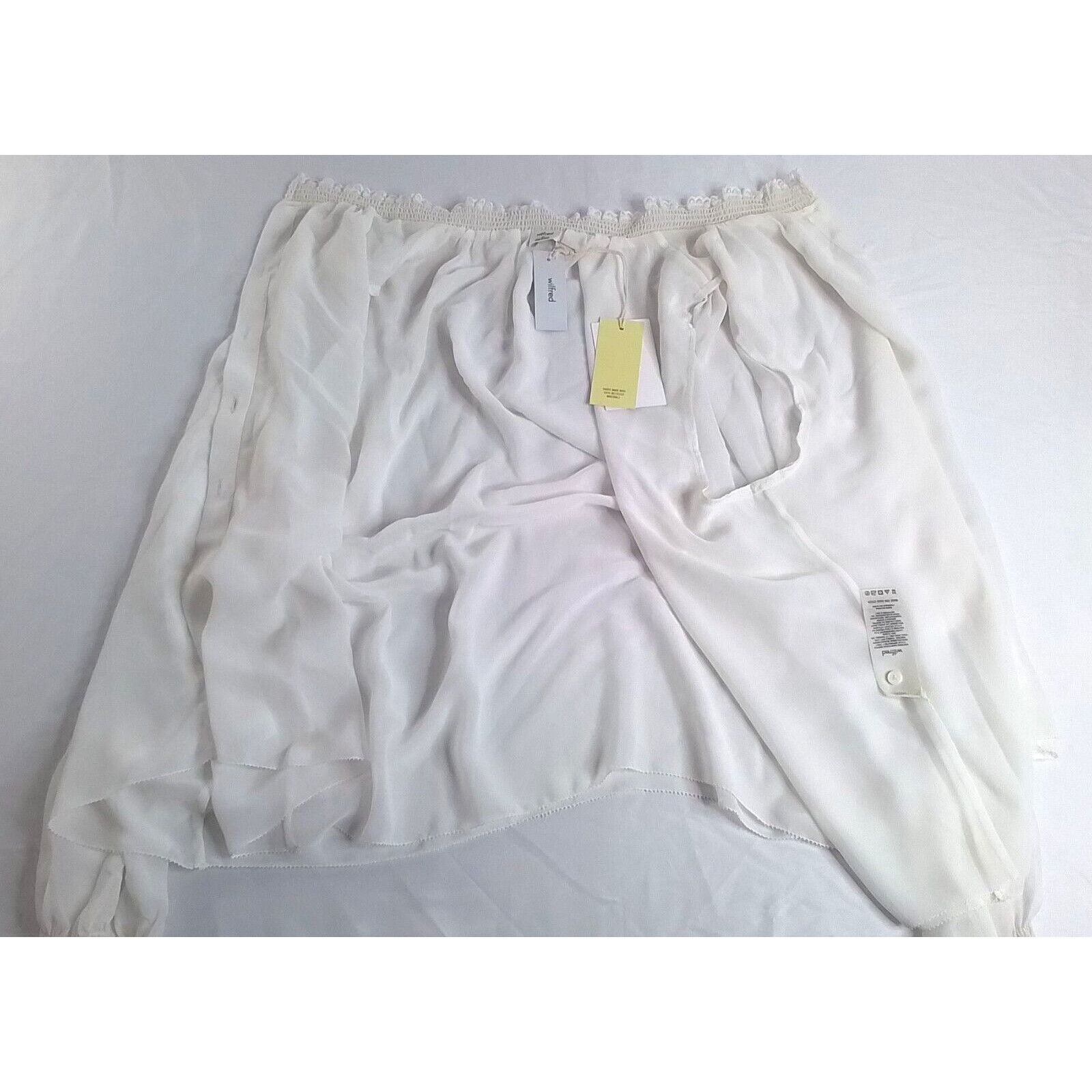 Other Wilfred Blouse Women's Size XL White NWT #W3310 Size XL / US 12-14 / IT 48-50 - 5 Thumbnail