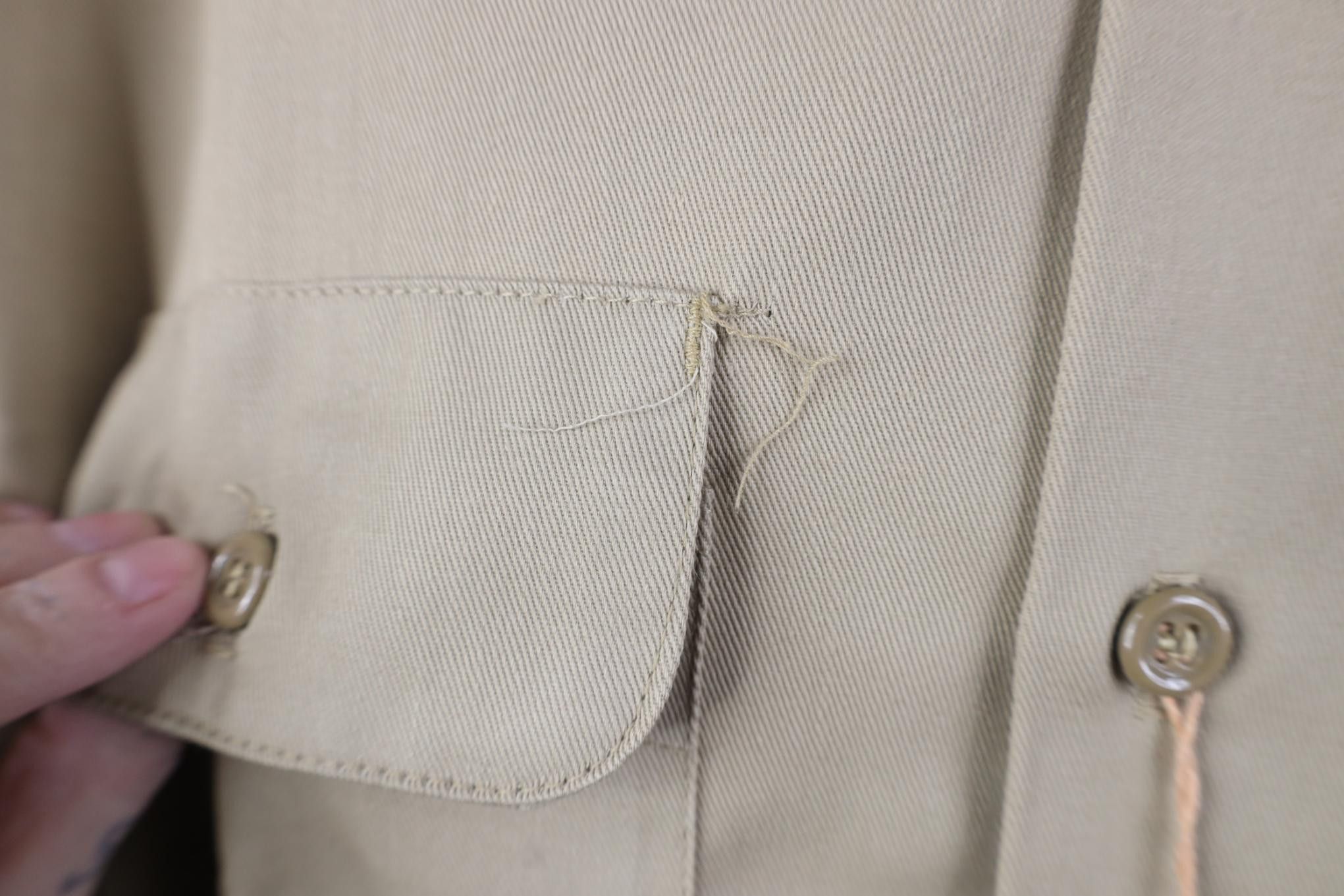 FiveBrother Deadstock Vintage 50s Five Brother Twill Work Button Shirt Size US L / EU 52-54 / 3 - 5 Thumbnail
