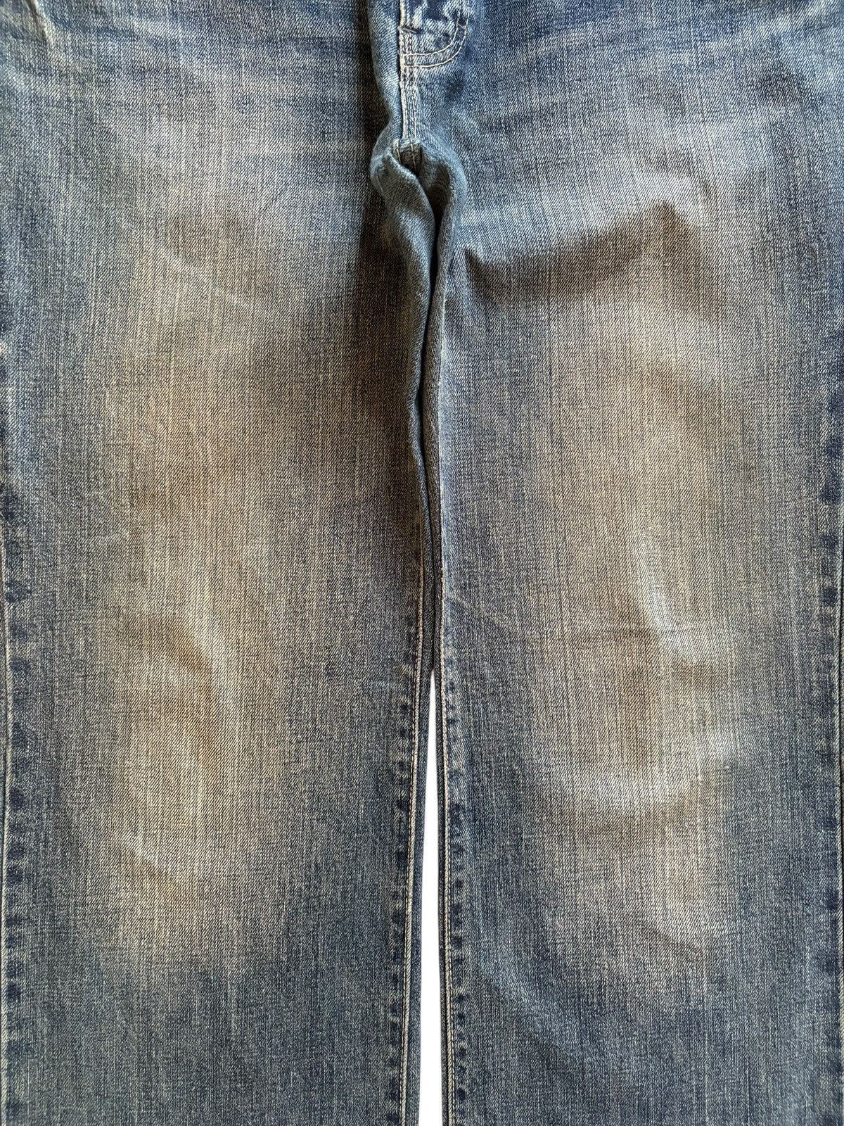 Japanese Brand Vintage Japanese Brand Mud Wash Loose Baggy Carpenter Jeans Size US 35 - 5 Thumbnail