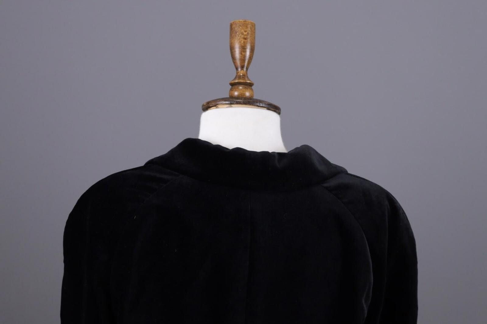 Christian Dior Monsieur Mondi Black 3 Button Silk Velvet Blazer Jacket Size 40 Size M / US 6-8 / IT 42-44 - 11 Thumbnail